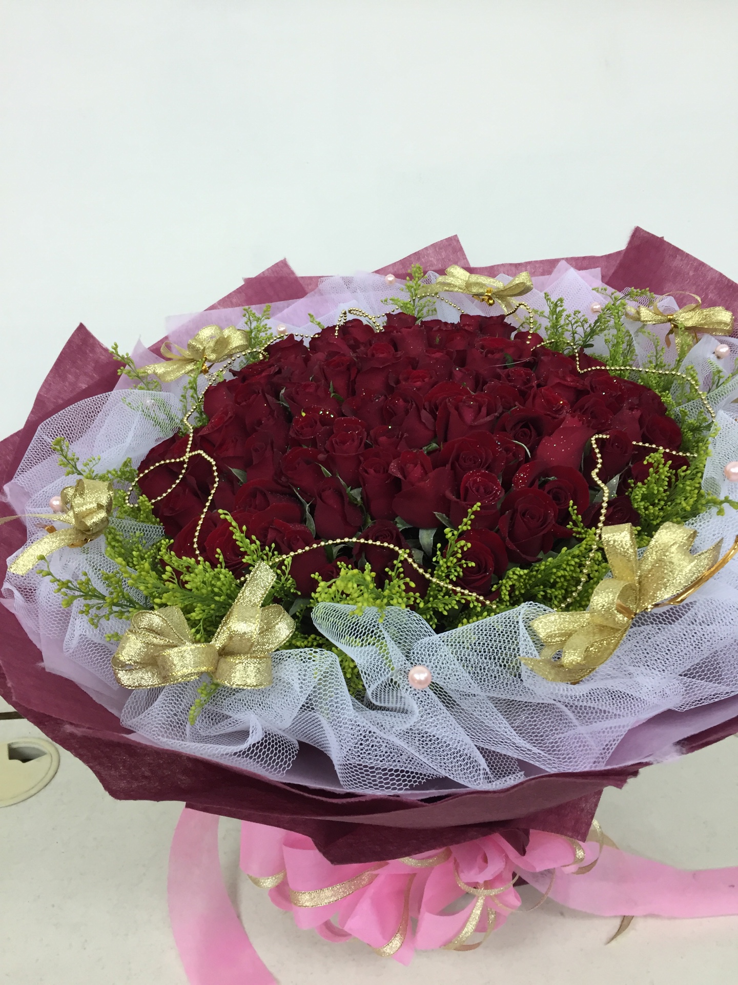 編號:B0028----99大紅求婚花束